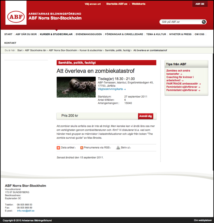 ABF zombiekurs printscreen
